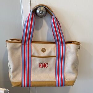 KMC Women's Paravel Tote Bag - Cream and Tan